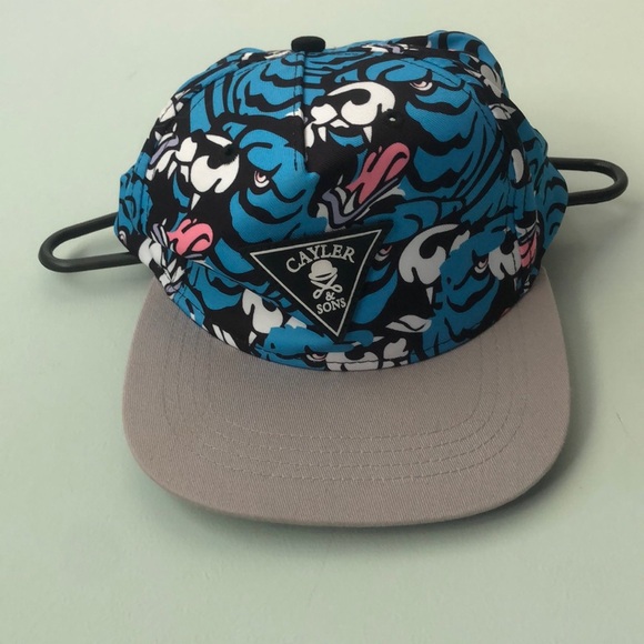 Cayler & Sons Blue Pink Snap Hat - Picture 1 of 4